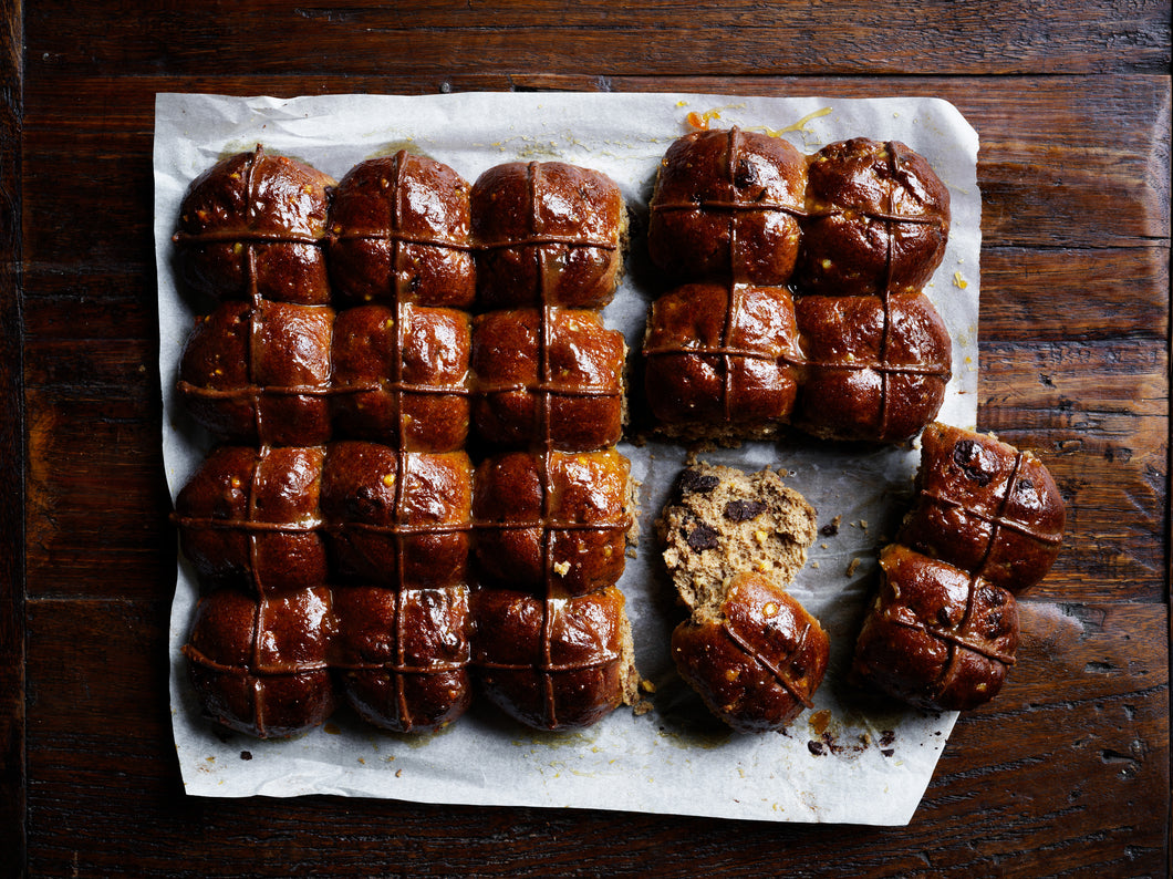 Hot Choc Buns (Chocolate)